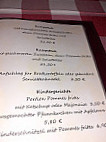 Restaurant " Zum Berg - Quell menu
