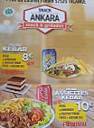 Ankara menu