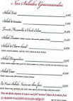 Le Milano menu