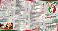 Pizzaland Esposito menu