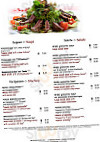 Amber Restaurant menu