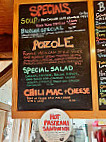 Wagon Wheel Country Drive In menu