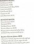 Le Kitchen Café menu