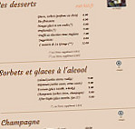 La Grange Palavas Les Flots menu