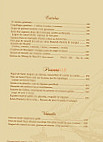 Plage le Galion menu