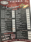 Pizzeria La Calzone menu