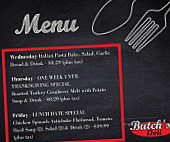 Butch's Deli menu