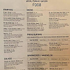 Joey Sherwood menu
