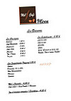 Mel's Cafe menu