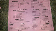 Chin's Cafe menu