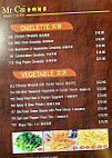 Mr Cai Asian Cuisine menu