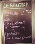 Le Rencard menu