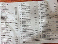 Bistro Asia menu