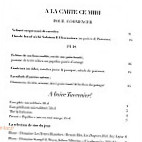 Papilles Coffeehouse menu