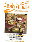 Ban Thai menu