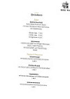 Spatzle Haus menu