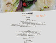 Hotellerie du Cheval Blanc menu