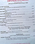 Beartooth Cafe menu