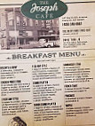 The Joseph Cafe With Iron Horse Saloon menu