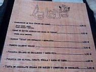 La Teya menu