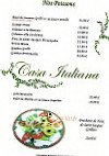 Casa Italiana menu