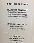 Palette Bistro menu