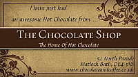 The Chocolate Shop menu