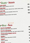 Pizzeria Bowling Stadium menu