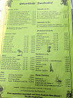 Bacchushof menu
