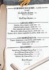 Galettes De Saint Malo menu