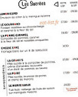 La Tartentiere menu