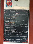 Sare Thé menu