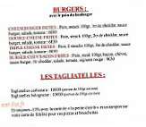 Le Tavullia menu