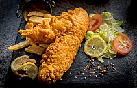 Silverfin Traditional Fish Chips inside