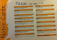 Le Lirot menu