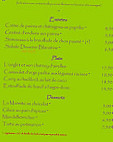 La Thebaide menu