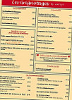 Le Vintage menu