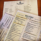 Billfish Grill menu