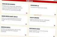 Buffalo Grill menu