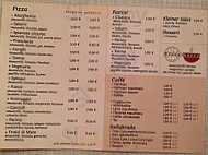 Pizza E Caffe menu