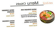 Sushi Kyo menu