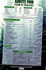 Knotty Pine Grill Tavern menu