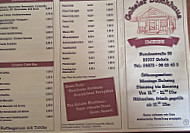 Gokeler Blockhaus menu