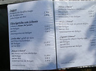 Waldgaststatte Wildenstein menu