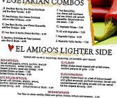 El Amigo Mexican menu