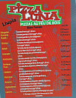 Pizza Luna menu