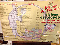 La Bottega Del Pizzaiolo menu
