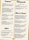 Restaurant Kroatien menu