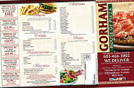 Gorham House Of Pizza menu