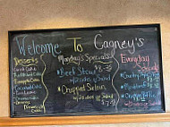 Cagney's Kitchen menu
